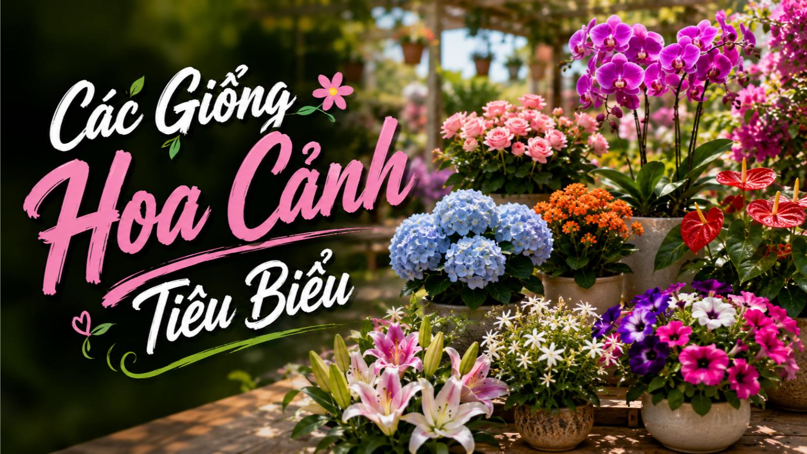 Các giống hoa cảnh tiêu biểu