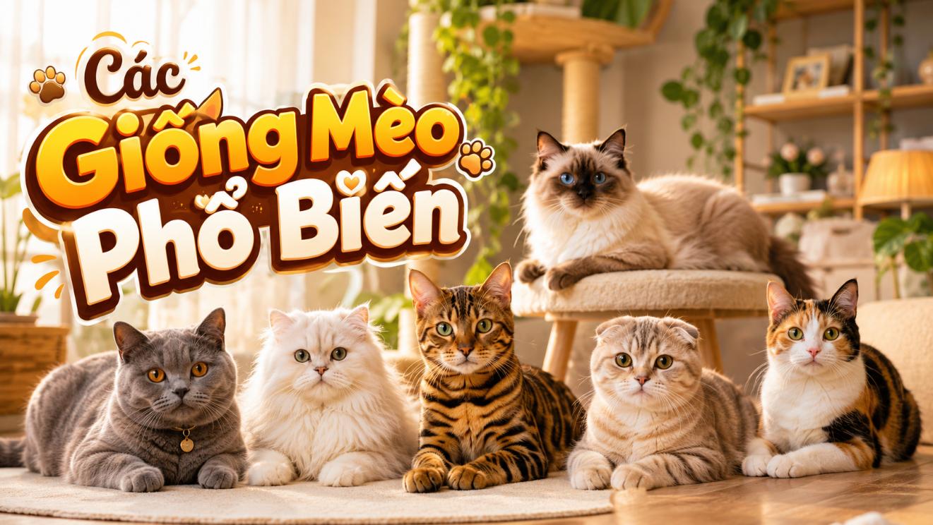 Các Giống Mèo Phổ Biến