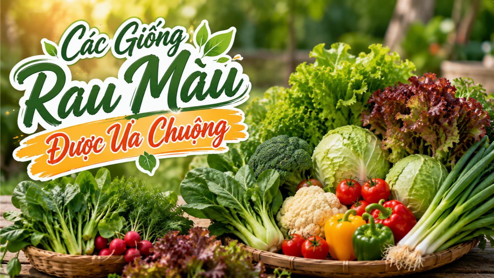 Các giống rau màu được ưa chuộng
