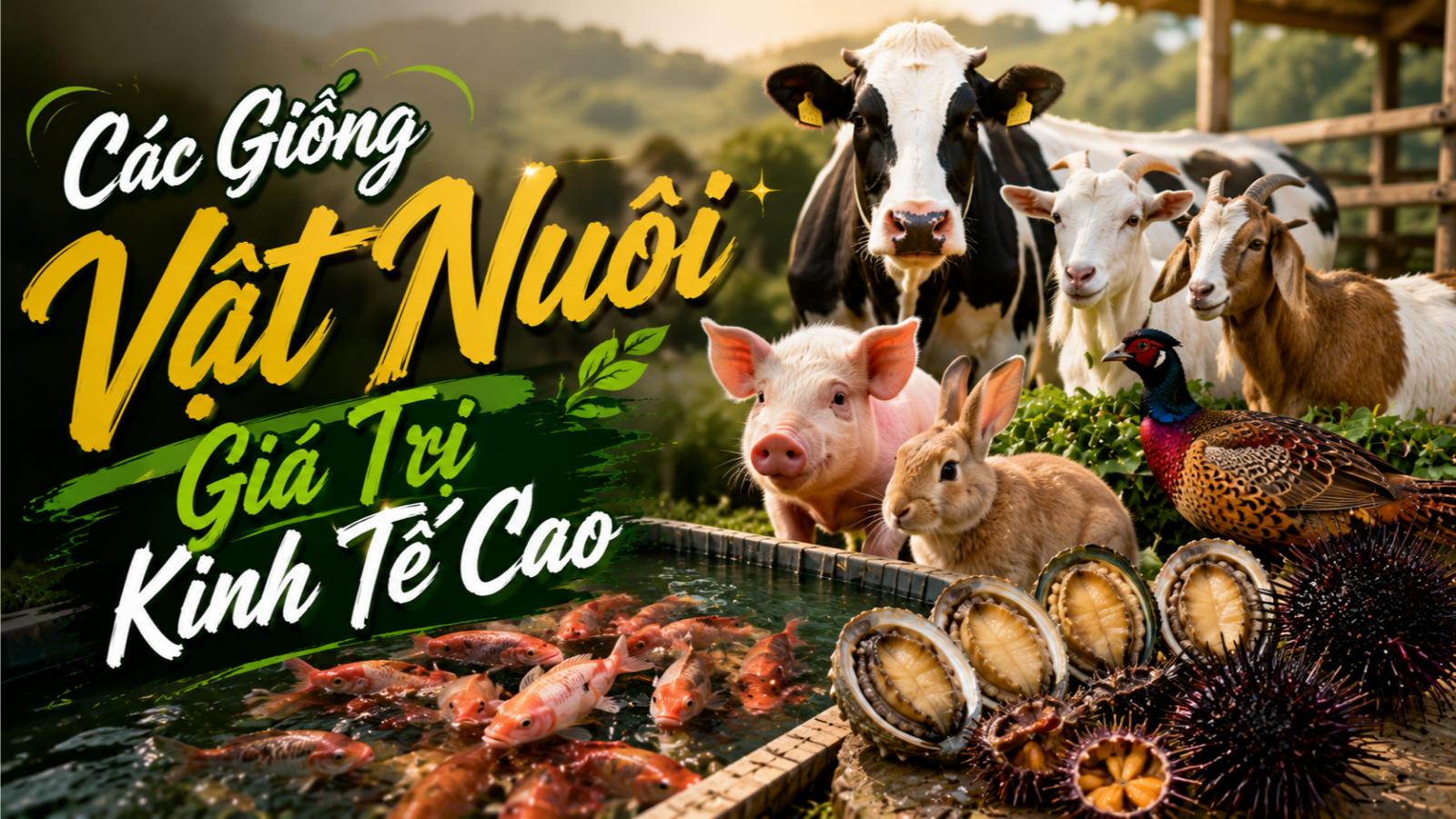 Các giống vật nuôi giá trị kinh tế cao