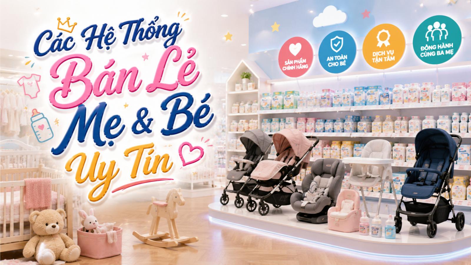 Các hệ thống bán lẻ mẹ và bé uy tín