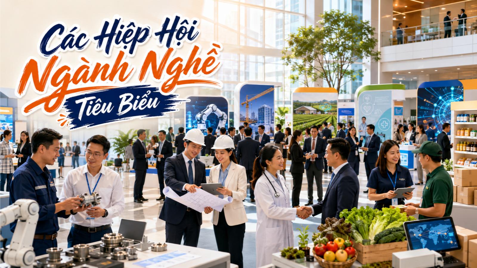 Các hiệp hội ngành nghề tiêu biểu