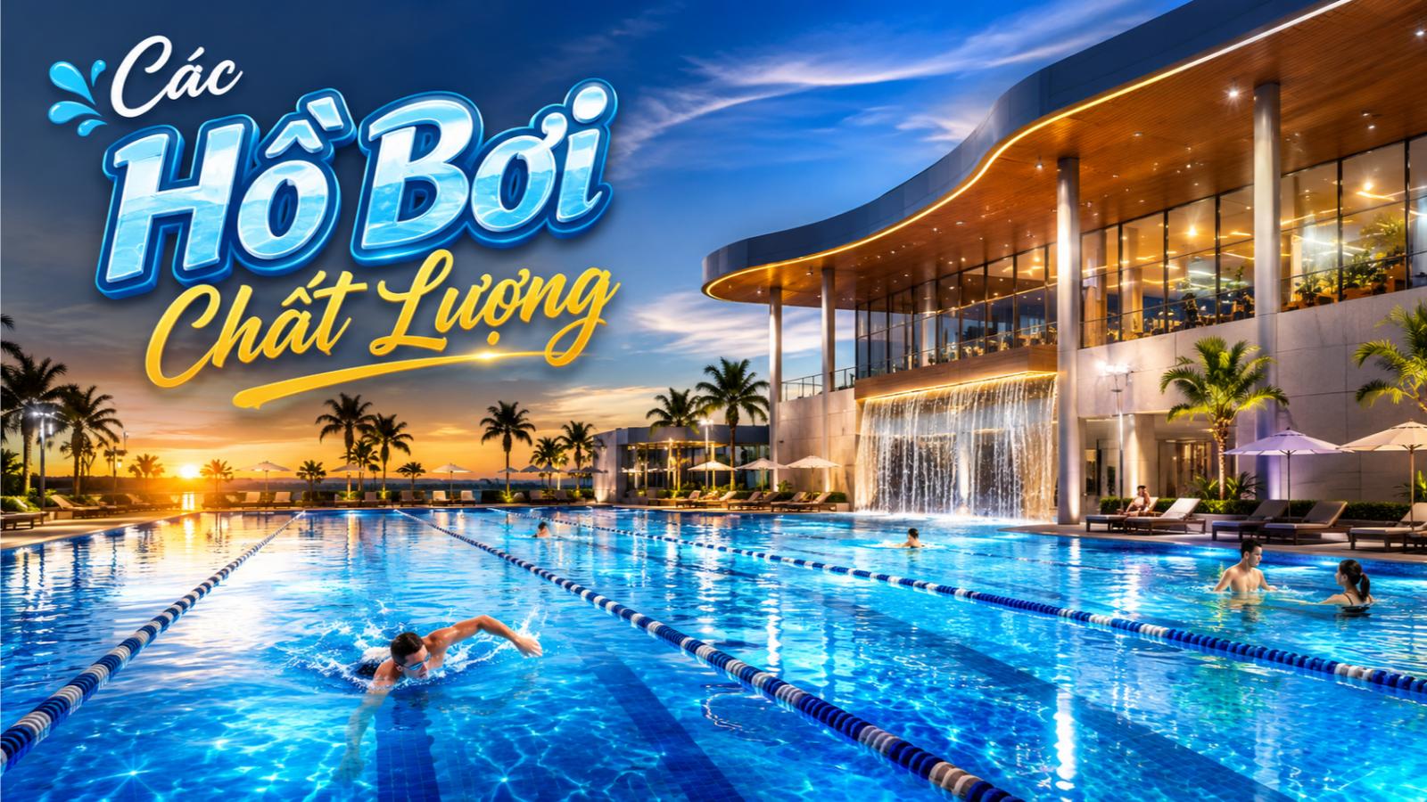 Các hồ bơi chất lượng