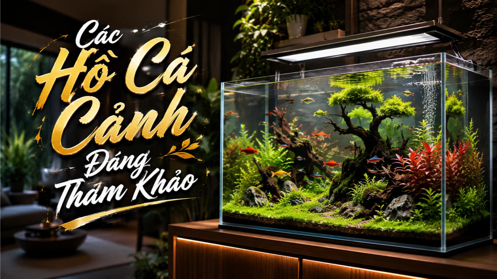 Các hồ cá cảnh đáng tham khảo