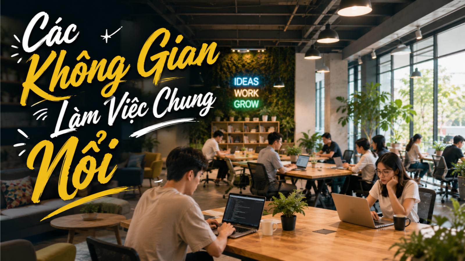 Các không gian làm việc chung nổi bật