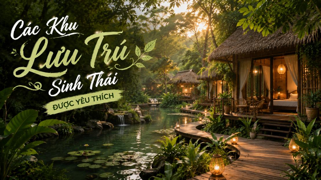 Các khu lưu trú sinh thái được yêu thích