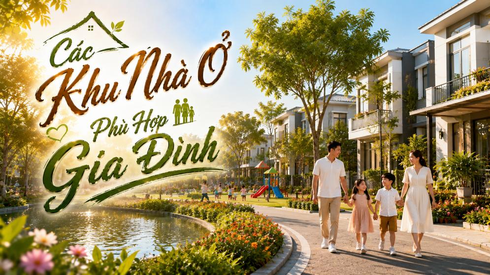 Các khu nhà ở phù hợp gia đình