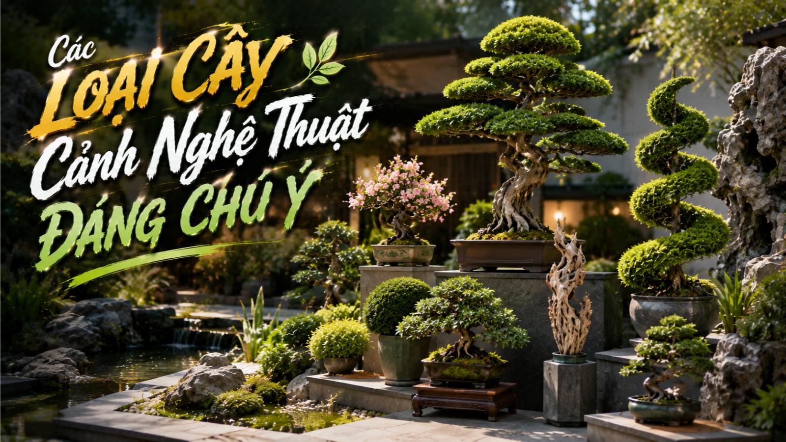 Các loại cây cảnh nghệ thuật đáng chú ý