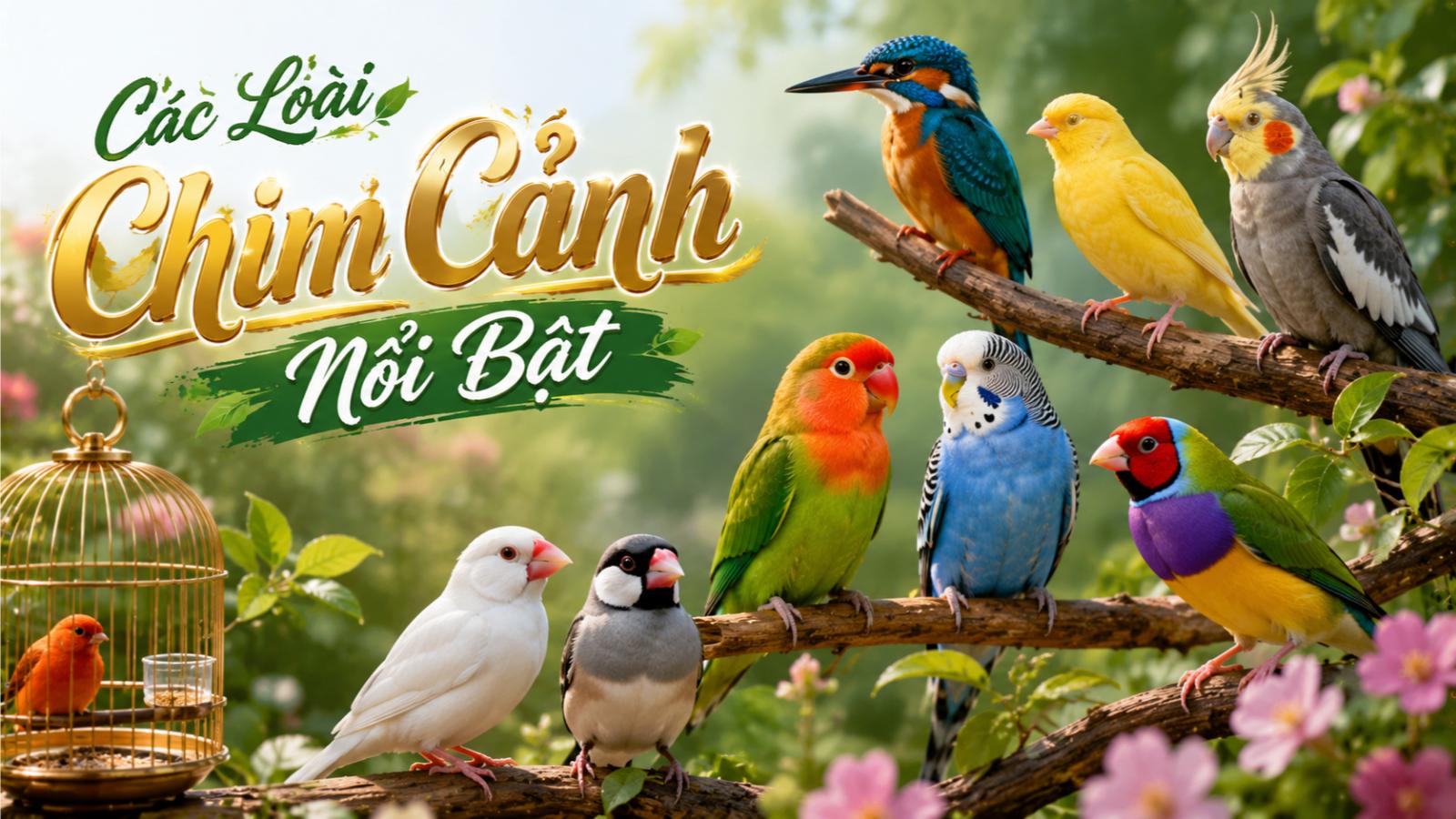 Các loài chim cảnh nổi bật