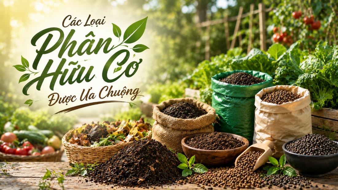 Các loại phân hữu cơ được ưa chuộng