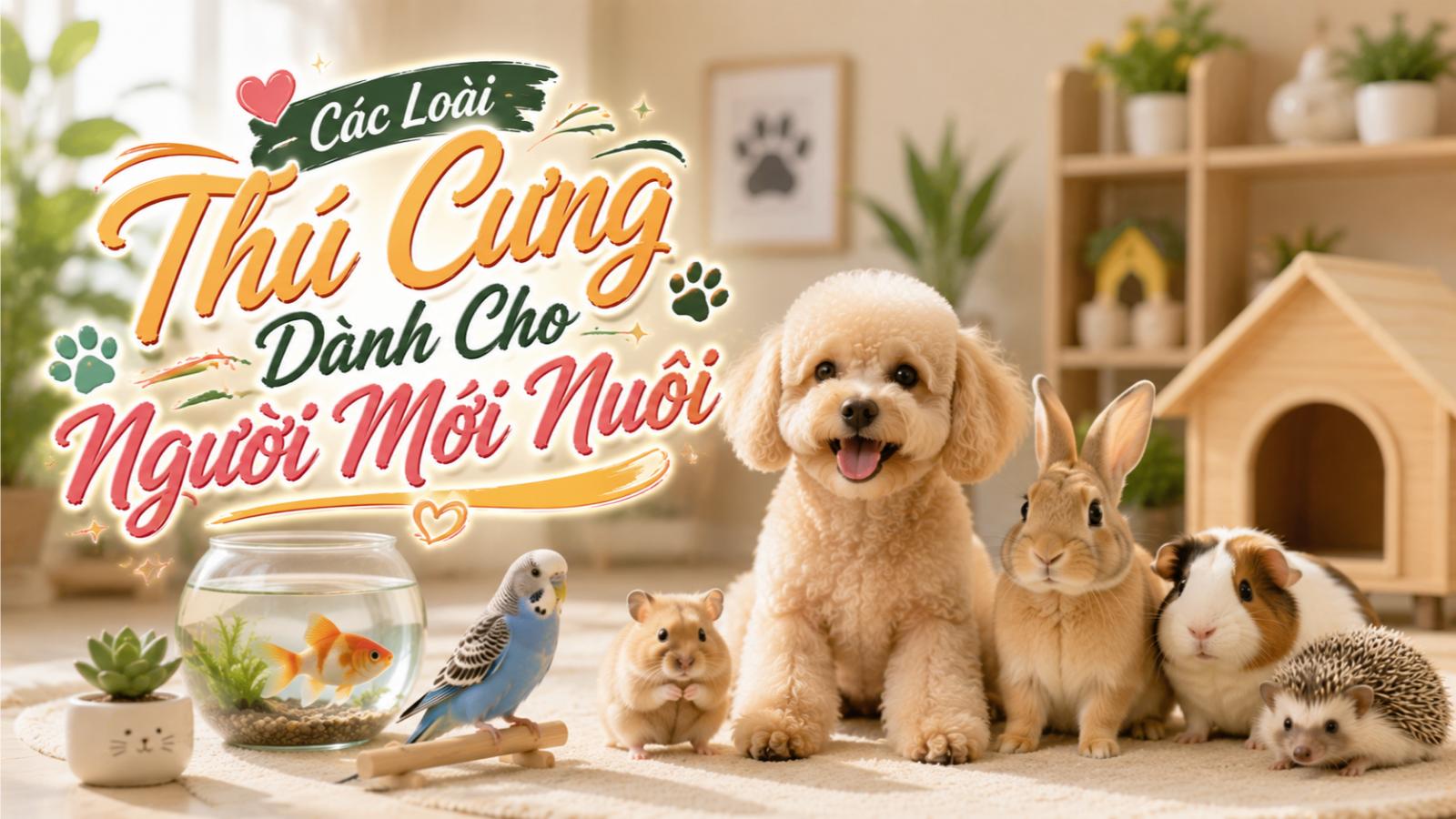 Các loài thú cưng dành cho người mới nuôi