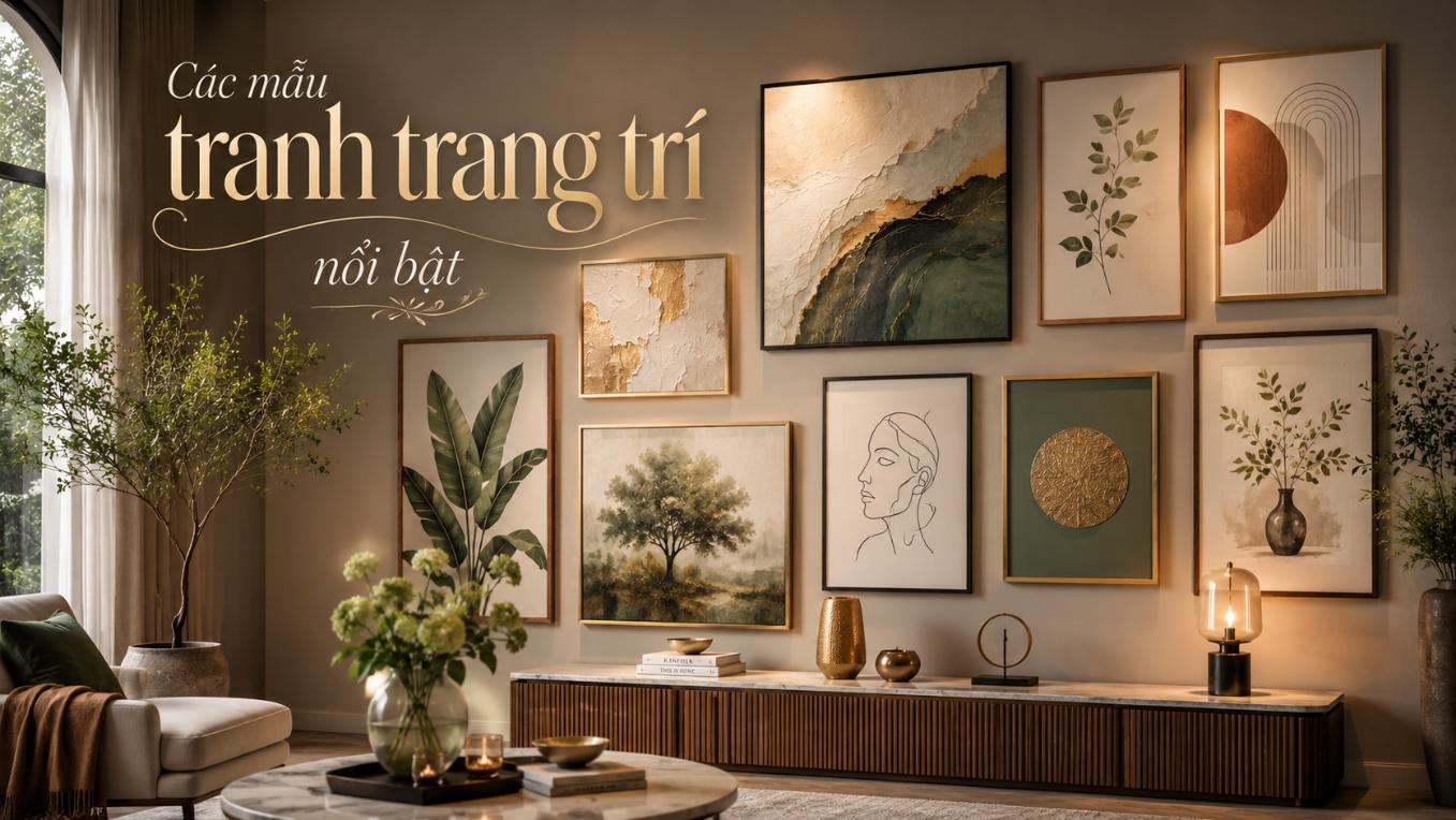 Các mẫu tranh trang trí nổi bật