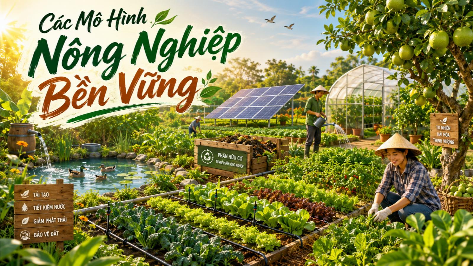 Các mô hình nông nghiệp bền vững