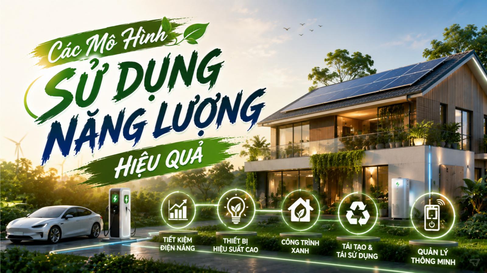 Các mô hình sử dụng năng lượng hiệu quả