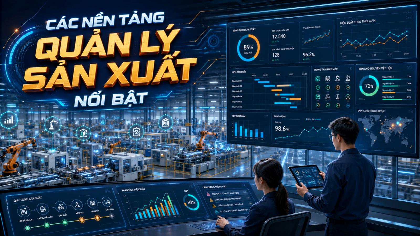 Các nền tảng quản lý sản xuất nổi bật