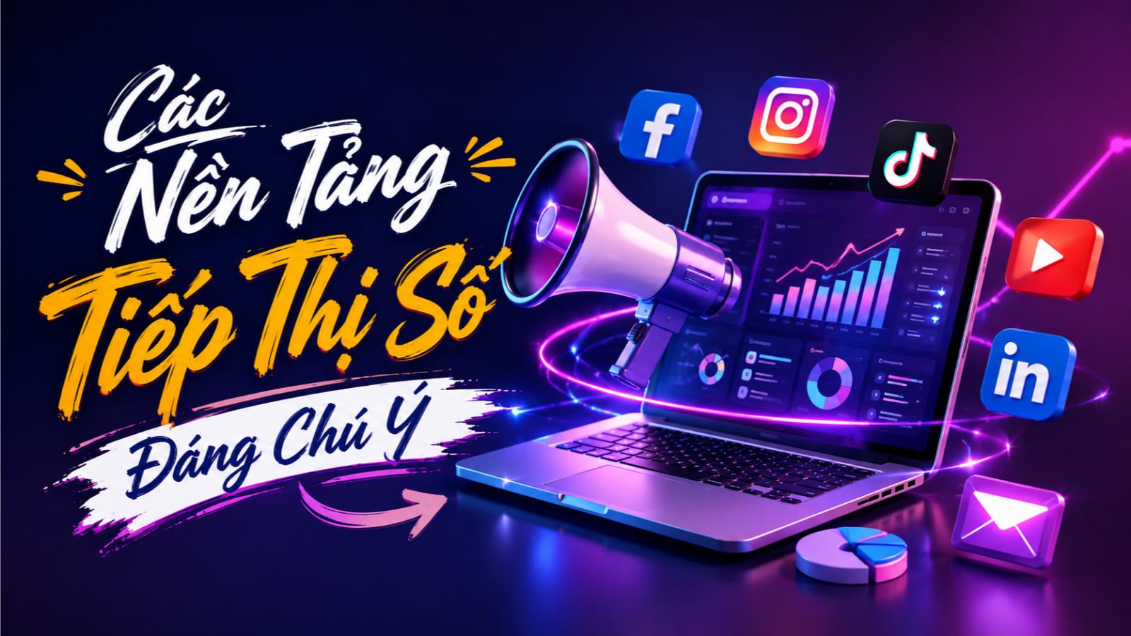 Các nền tảng tiếp thị số đáng chú ý