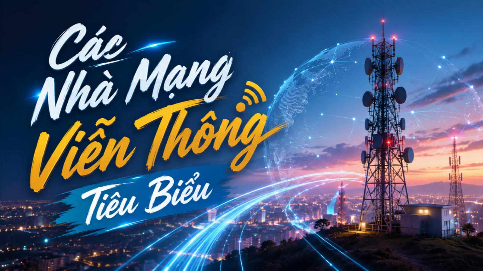 Các nhà mạng viễn thông tiêu biểu