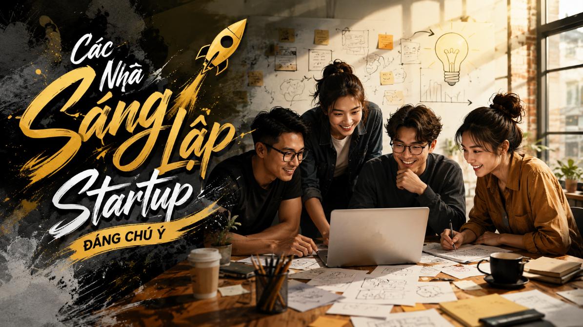 Các nhà sáng lập startup đáng chú ý