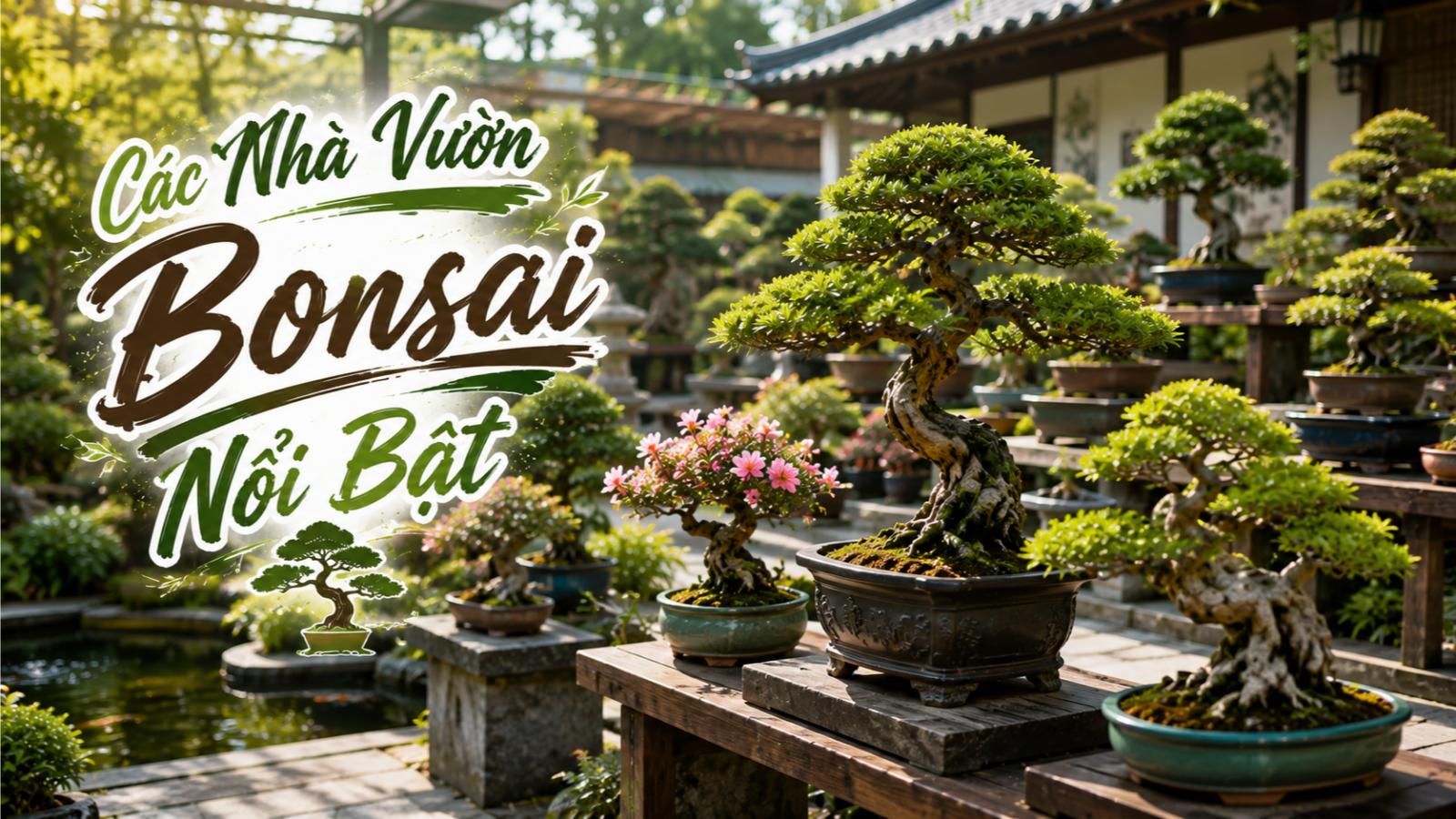 Các nhà vườn bonsai nổi bật
