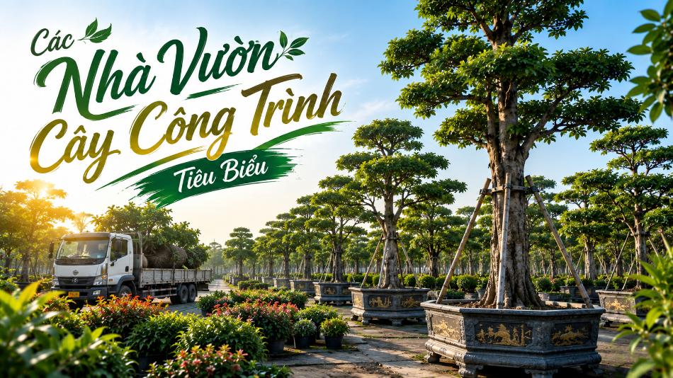 Các nhà vườn cây công trình tiêu biểu