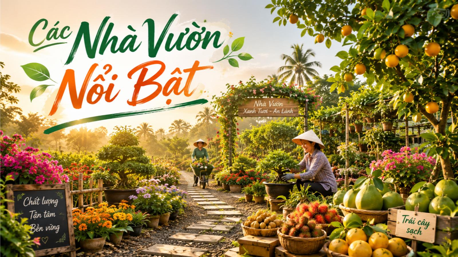 Các nhà vườn nổi bật