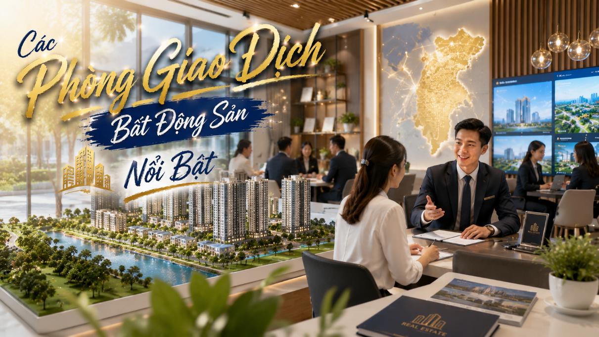 Các phòng giao dịch bất động sản nổi bật