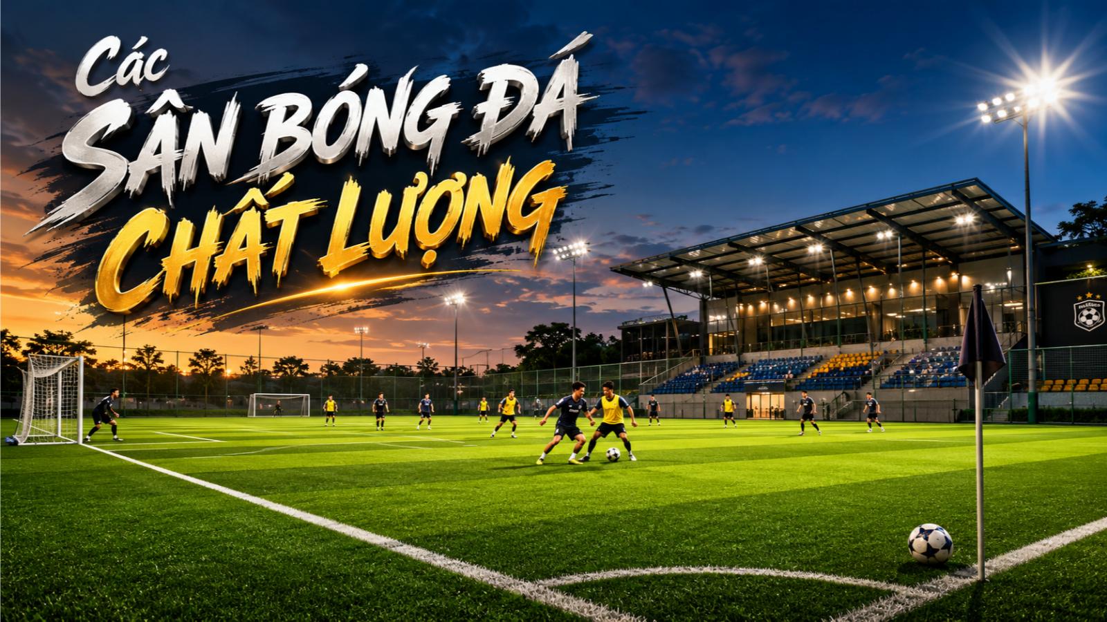 Các sân bóng đá chất lượng