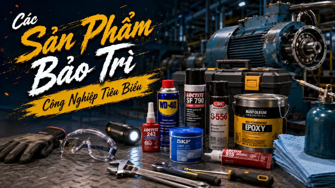 Các sản phẩm bảo trì công nghiệp tiêu biểu