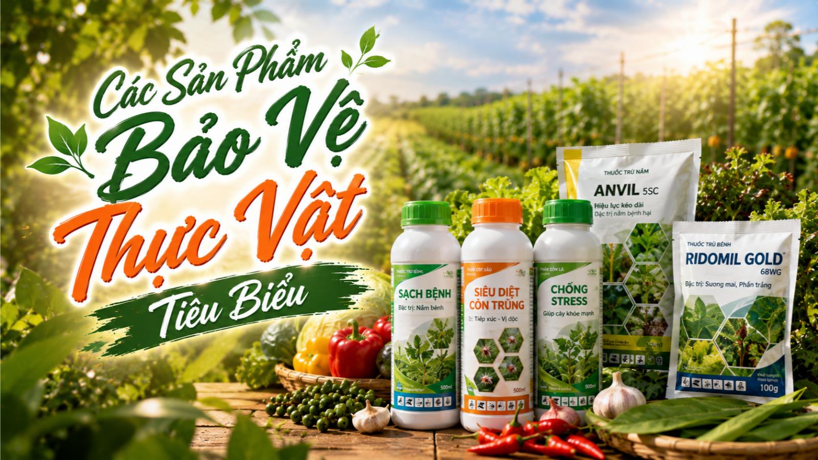 Các sản phẩm bảo vệ thực vật tiêu biểu