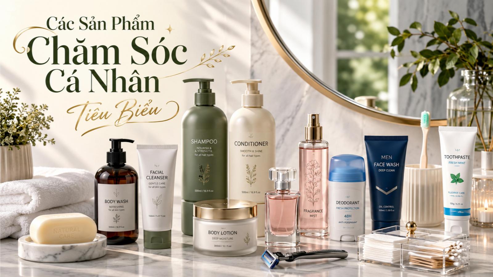 Các sản phẩm chăm sóc cá nhân tiêu biểu