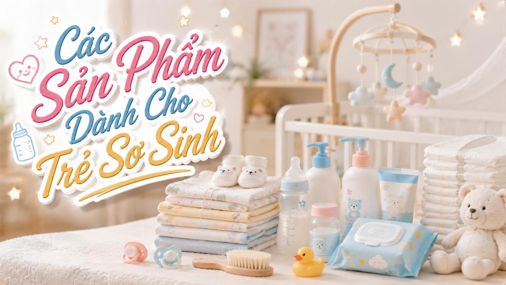 Các sản phẩm dành cho trẻ sơ sinh