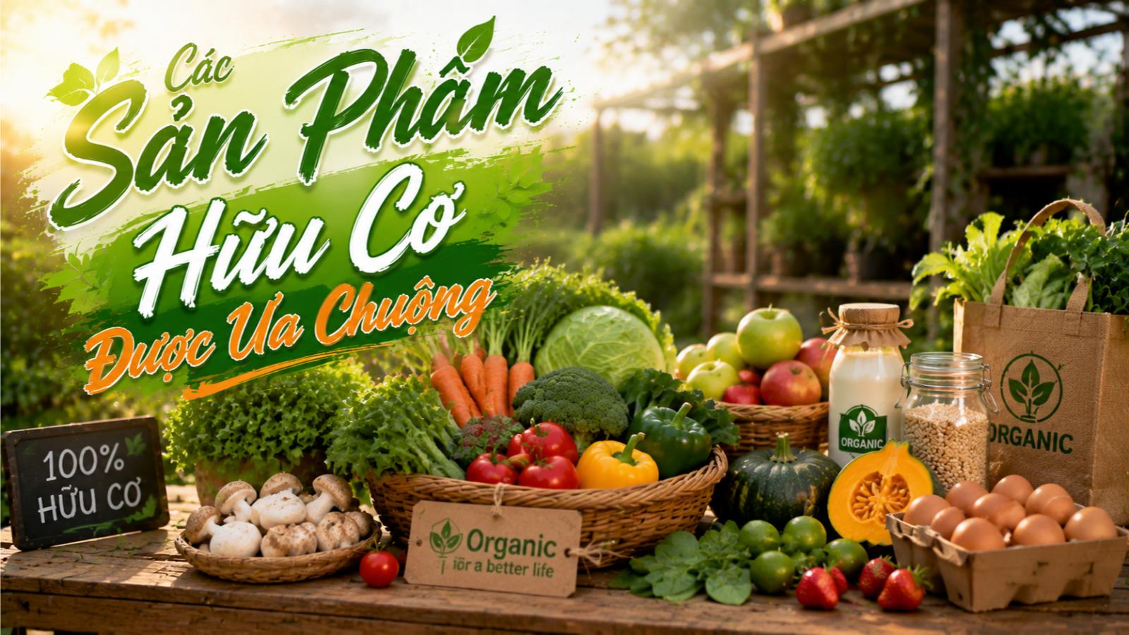 Các sản phẩm hữu cơ được ưa chuộng