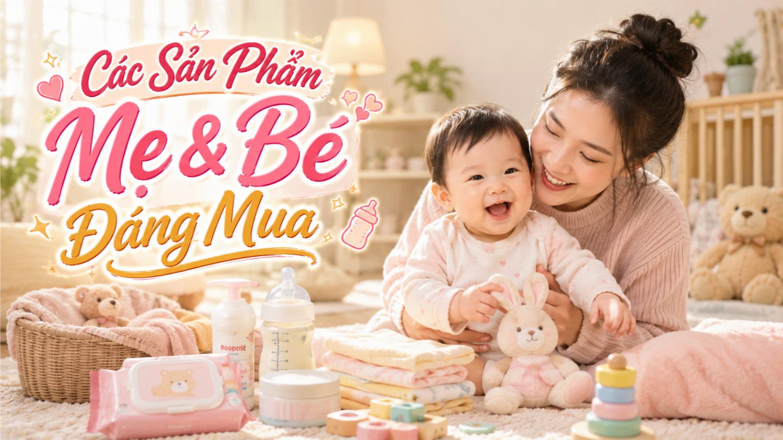 Các sản phẩm mẹ và bé đáng mua