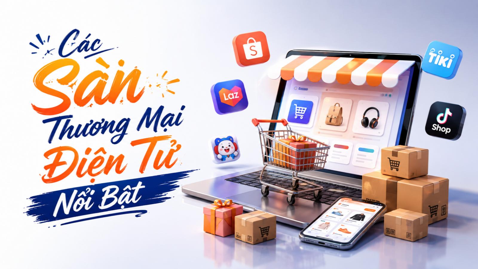 Các sàn thương mại điện tử nổi bật