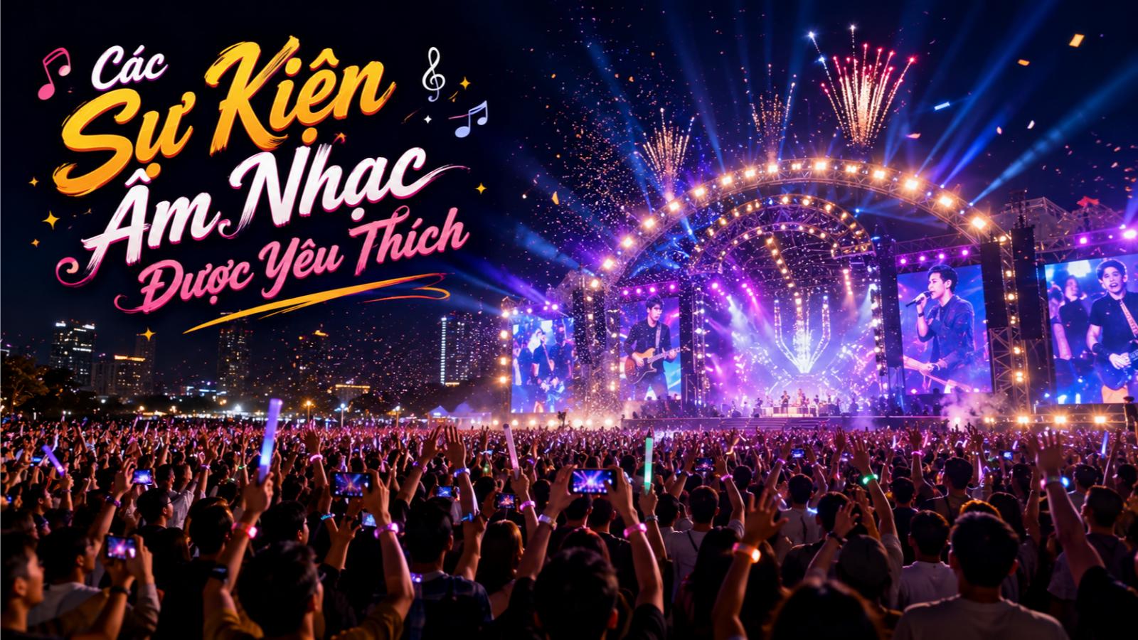 Các sự kiện âm nhạc được yêu thích