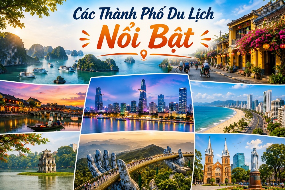 Các Thành Phố Du Lịch Nổi Bật