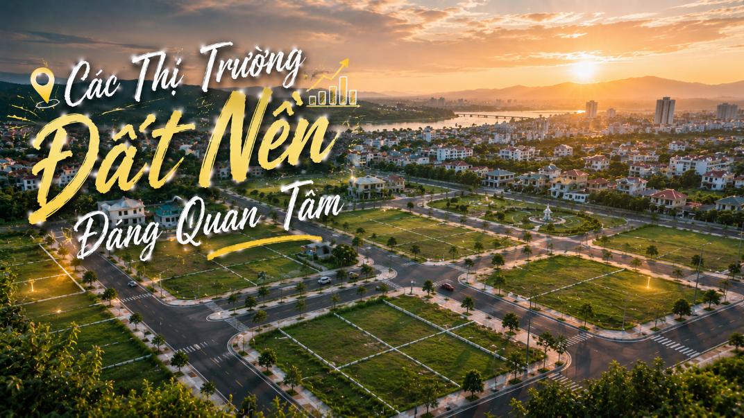 Các thị trường đất nền đáng quan tâm