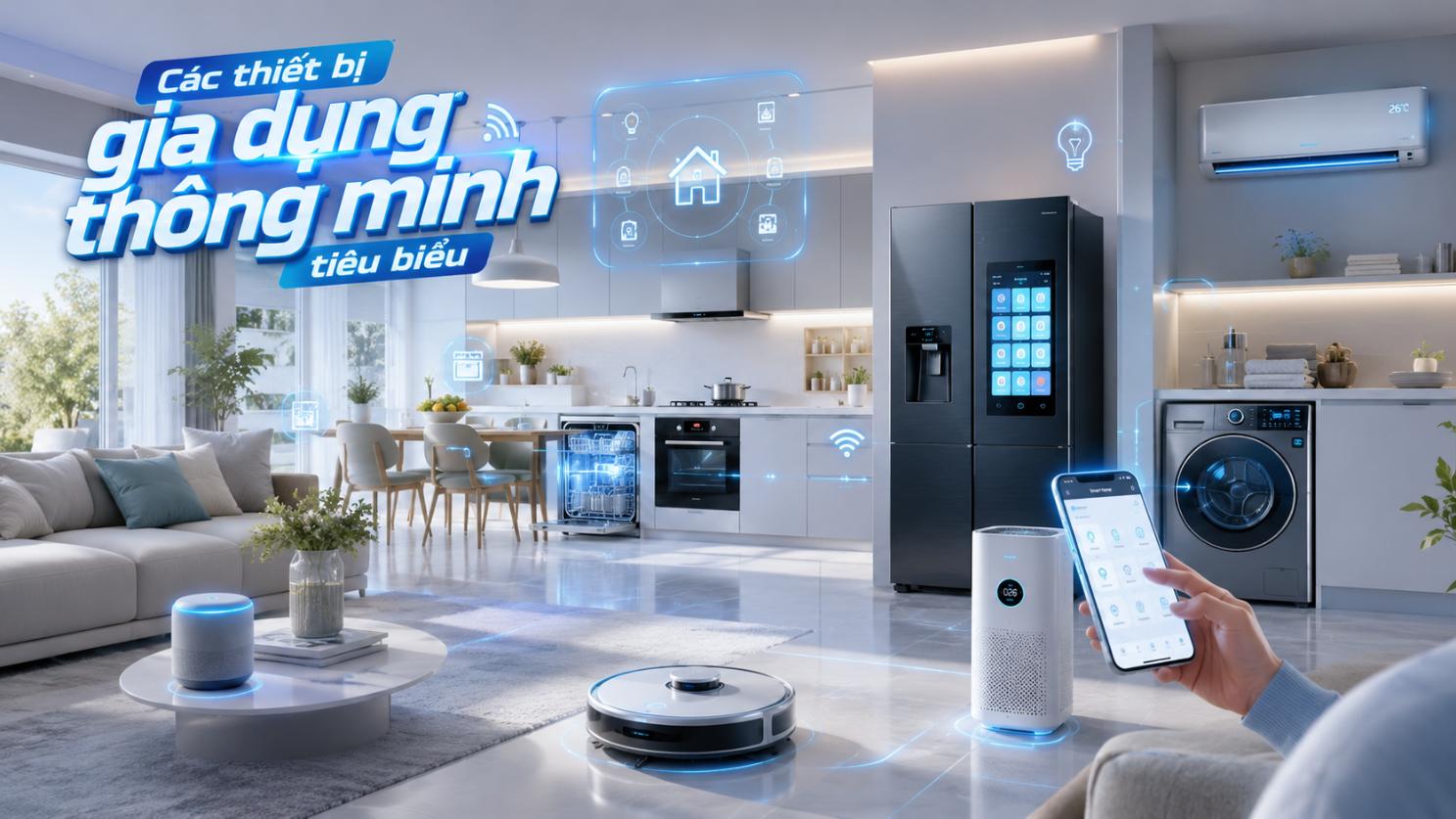 Các thiết bị gia dụng thông minh tiêu biểu