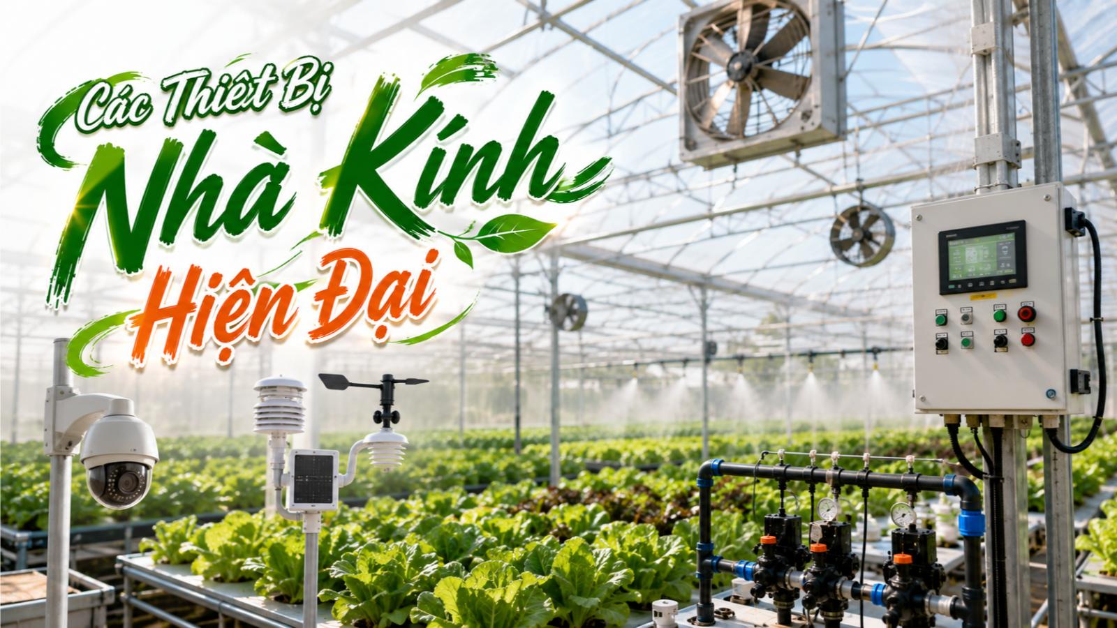 Các thiết bị nhà kính hiện đại