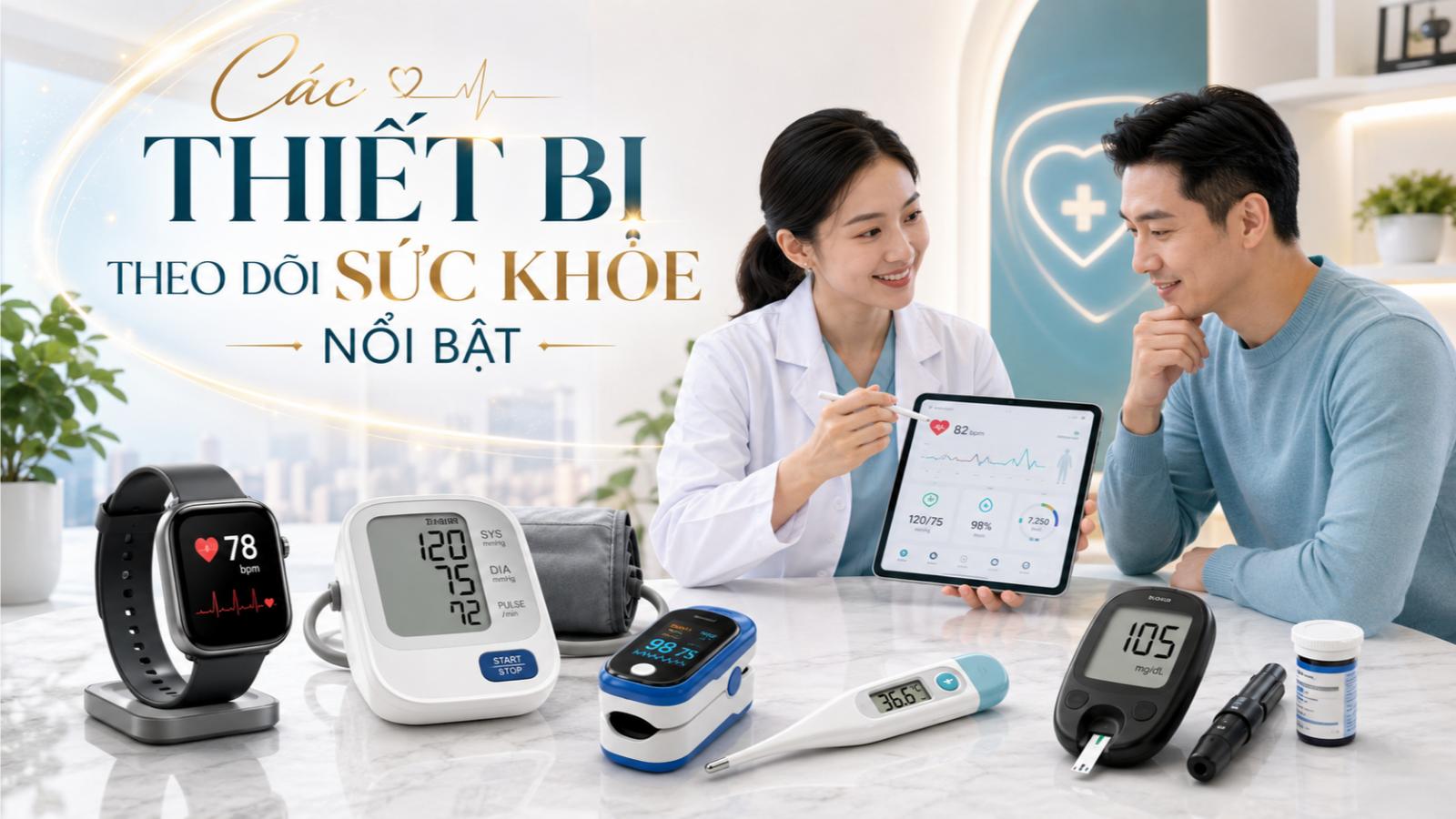 Các thiết bị theo dõi sức khỏe nổi bật