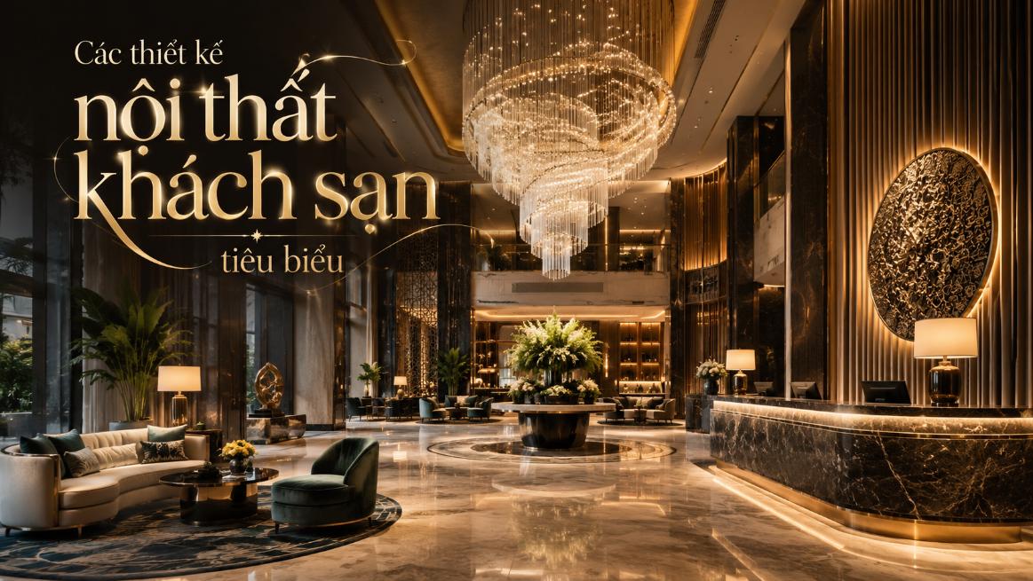 Các thiết kế nội thất khách sạn tiêu biểu