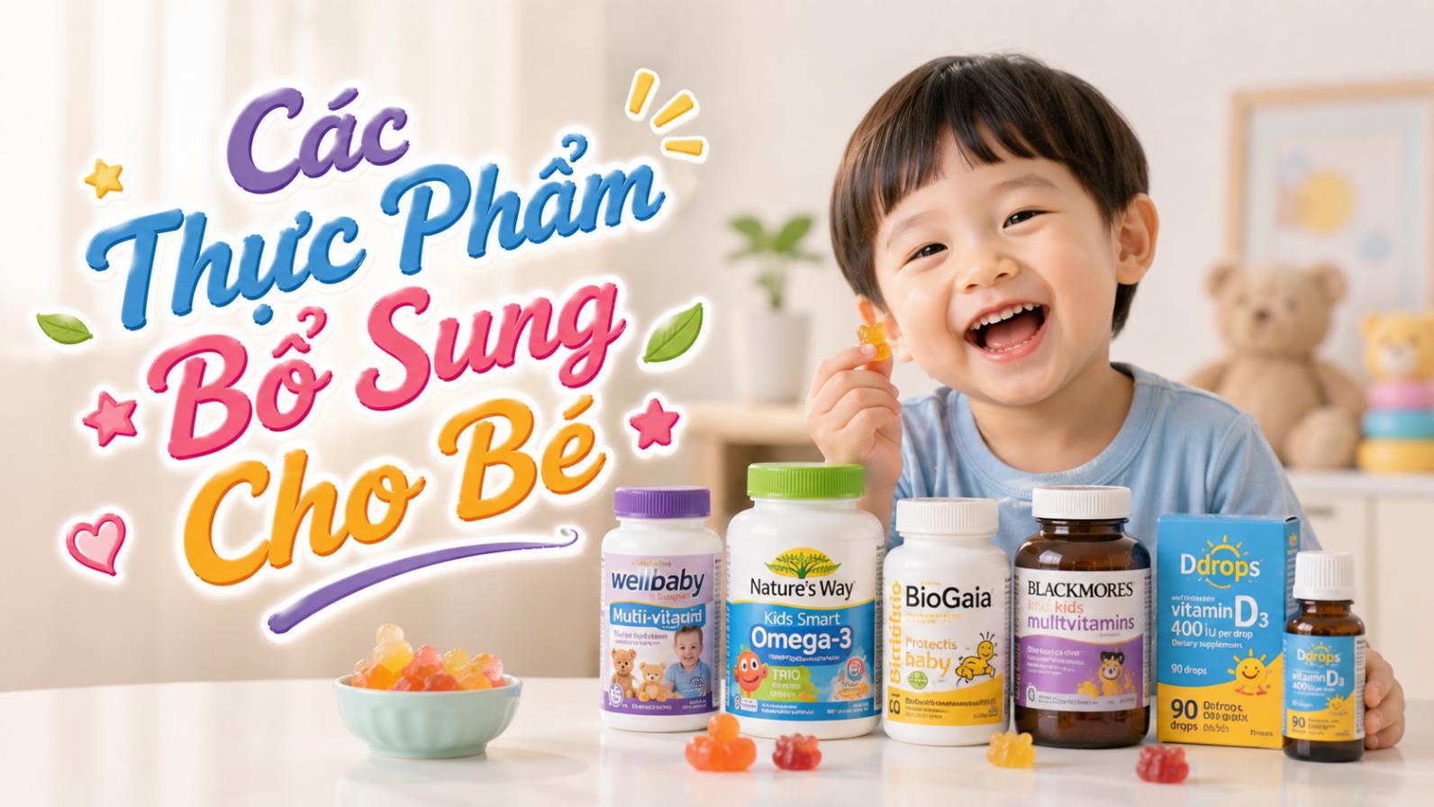 Các thực phẩm bổ sung cho bé