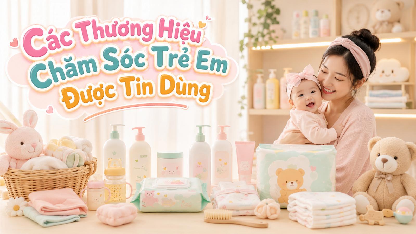 Các thương hiệu chăm sóc trẻ em được tin dùng