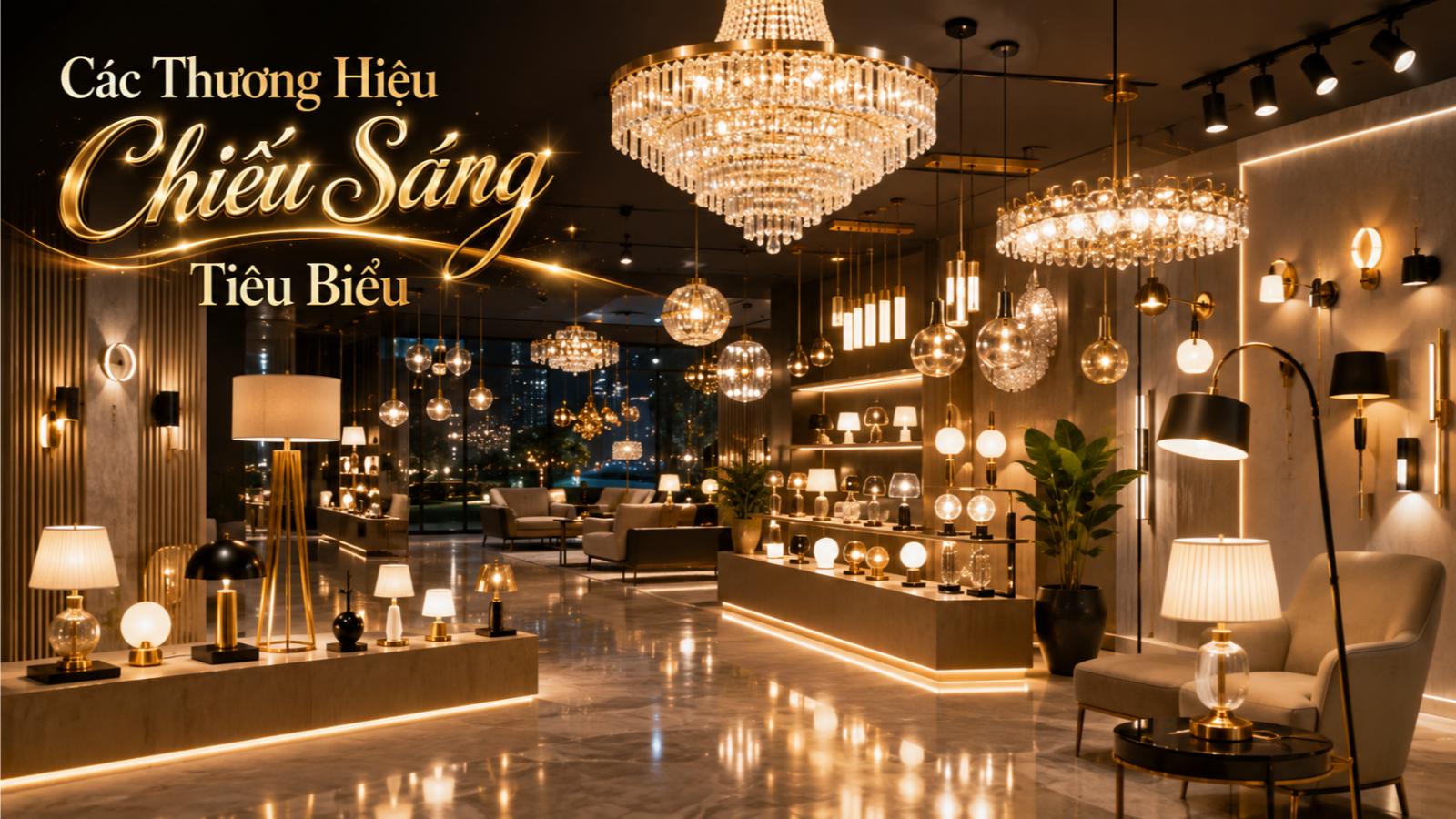 Các thương hiệu chiếu sáng tiêu biểu