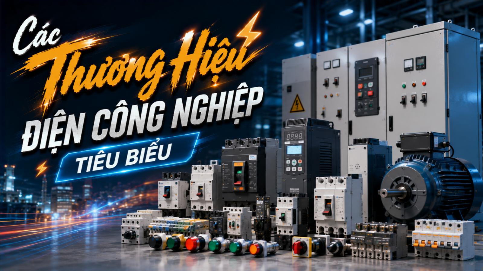 Các thương hiệu điện công nghiệp tiêu biểu