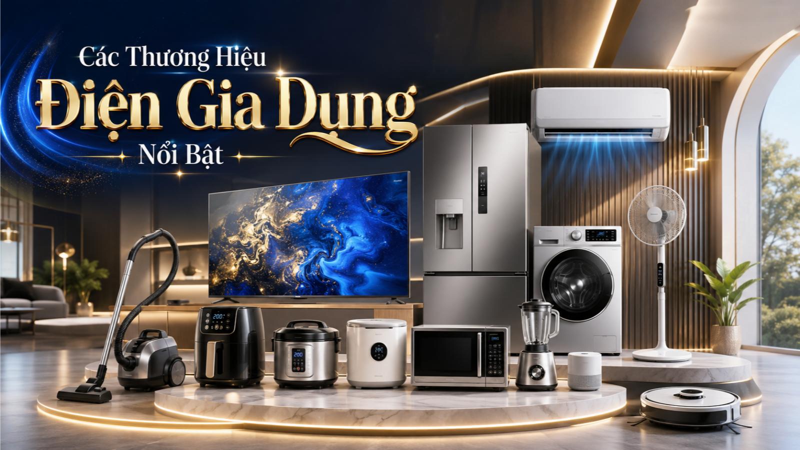 Các thương hiệu điện gia dụng nổi bật