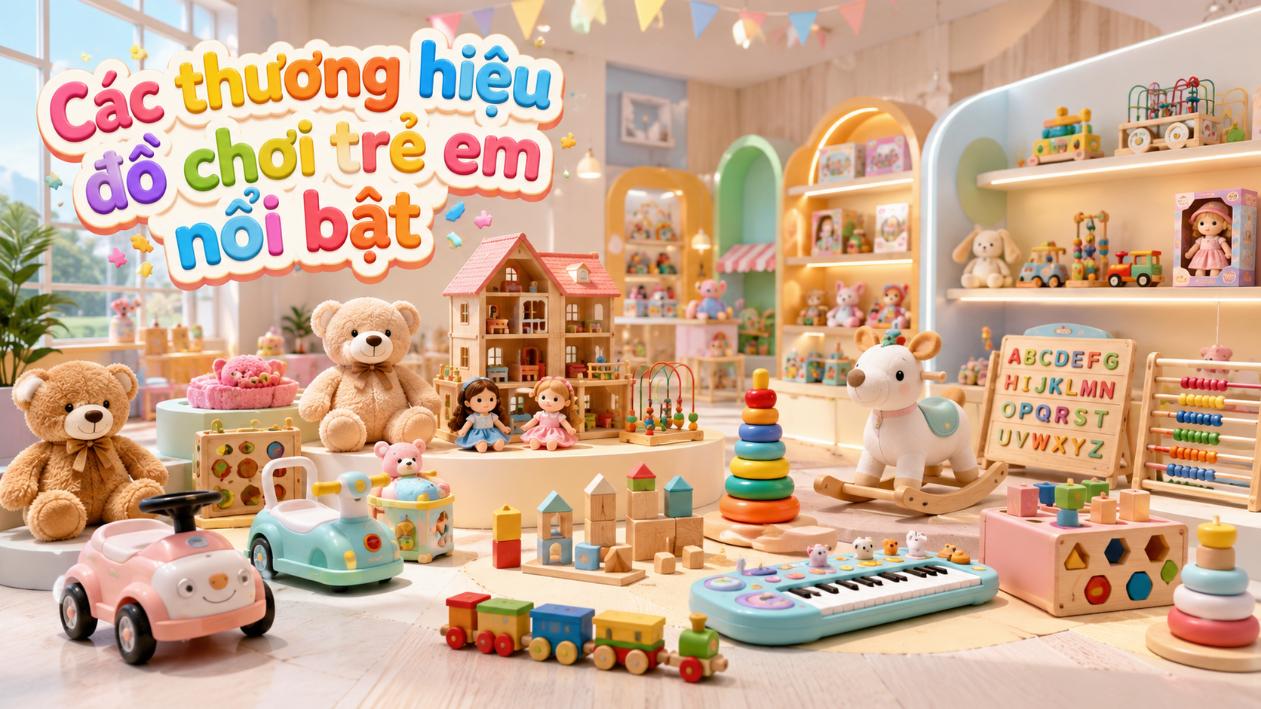 Các thương hiệu đồ chơi trẻ em nổi bật