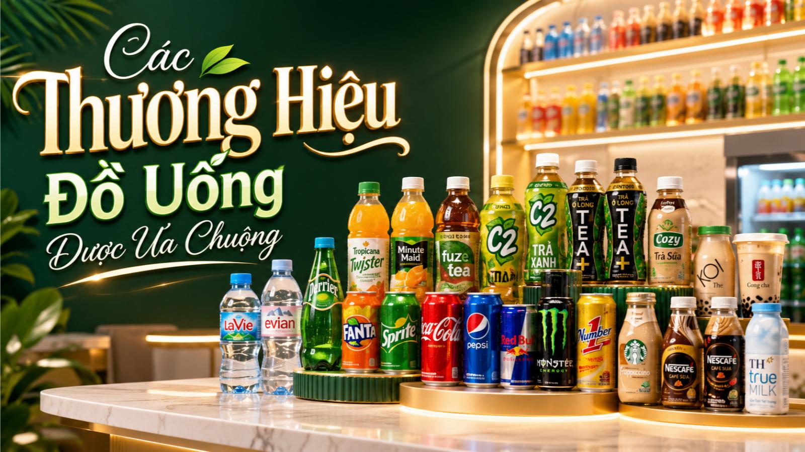 Các thương hiệu đồ uống được ưa chuộng