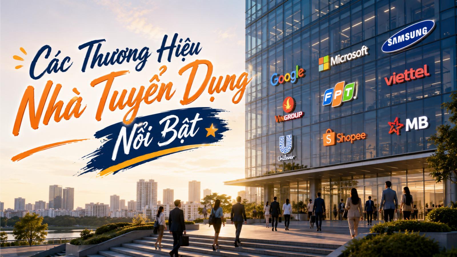 Các thương hiệu nhà tuyển dụng nổi bật