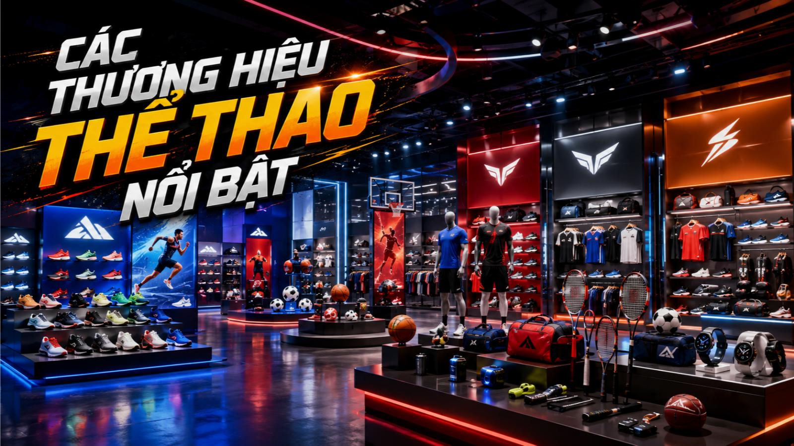 Các thương hiệu thể thao nổi bật